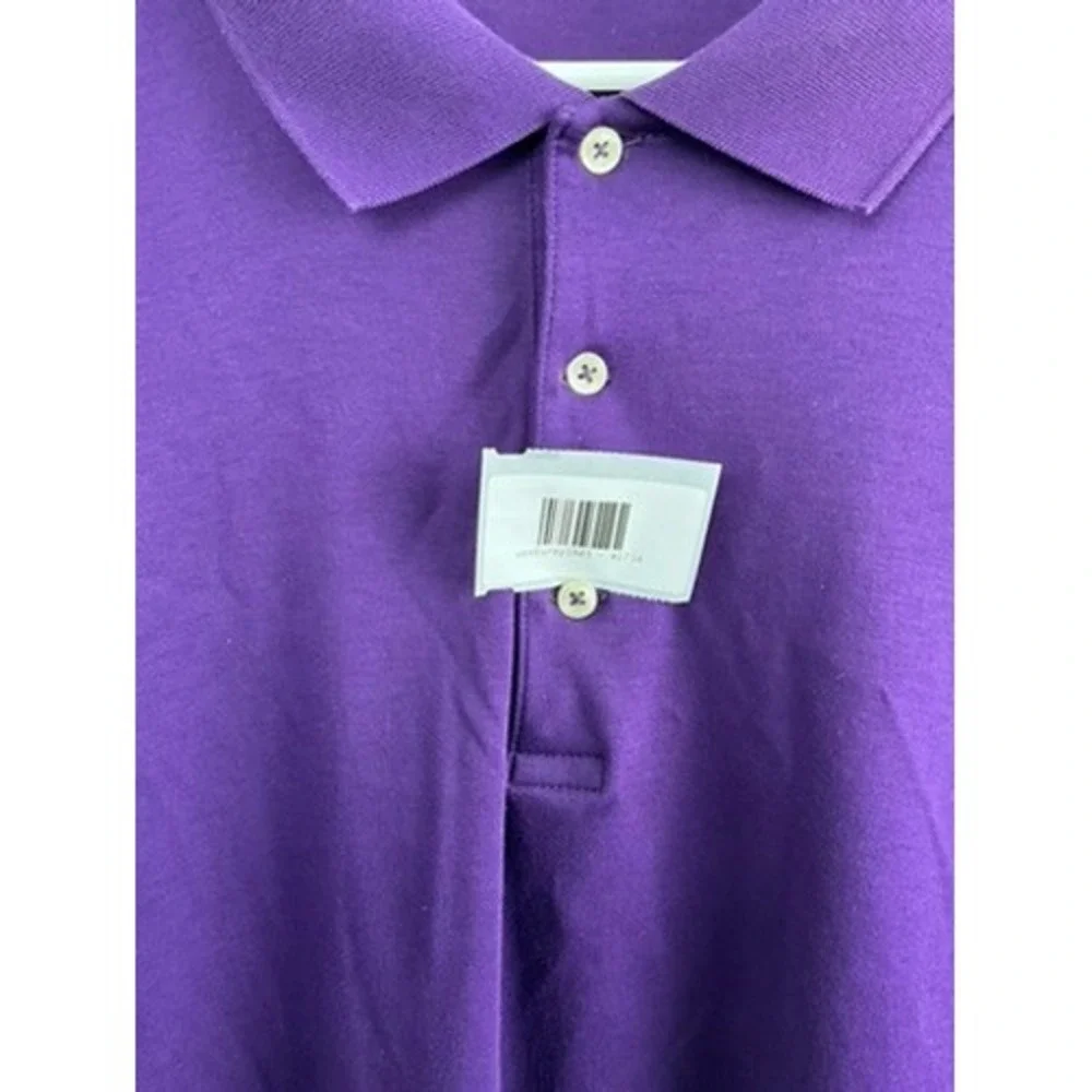 Polo Ralph Lauren Mens 4XB Purple Short Sleeve Embroidered Polo Shirt Big Tall